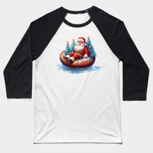 Funny Santa Claus #4 Baseball T-Shirt